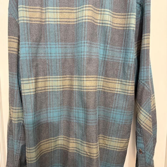 HOWLER BROS. BUTTON UP FLANNEL SHIRT XXL (MINT) - Picture 6 of 6